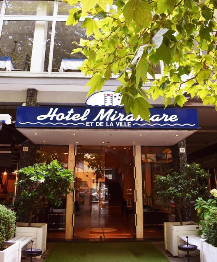 Hotel Miramare Et De La Ville Rimini Exterior foto
